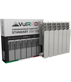 Алюминиевый радиатор Vulrad Standart 350/96 (1 секция)