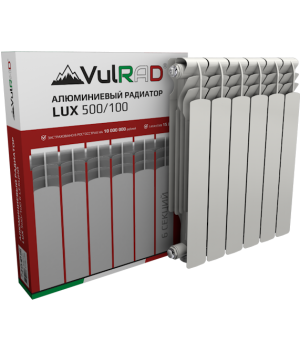 Алюминиевый радиатор Vulrad Luxe 500/96 (1 секция)