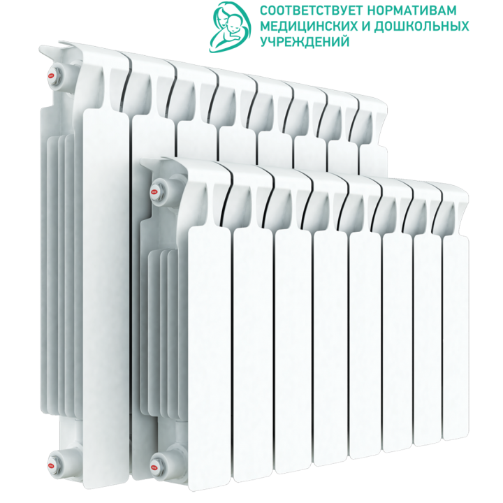 Биметаллический радиатор Rifar MONOLIT 350/100 (1 секция)